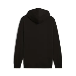 Felpa con Cappuccio da Uomo Nera con Logo Puma ESS No.1