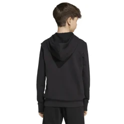 Felpa nera con logo adidas da Bambino J BL FT HD 280