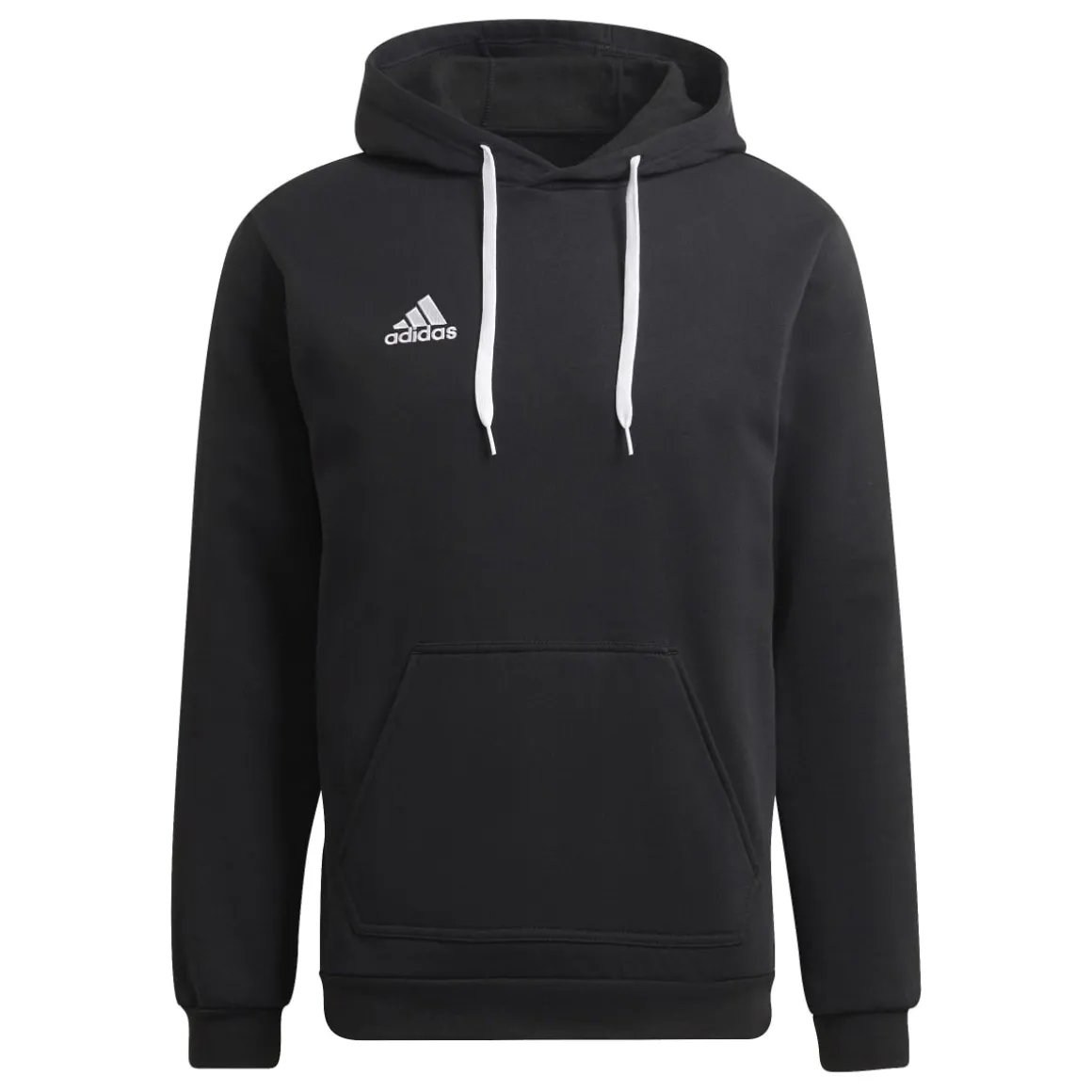 Felpa nera da uomo con cappuccio adidas Entrada 22