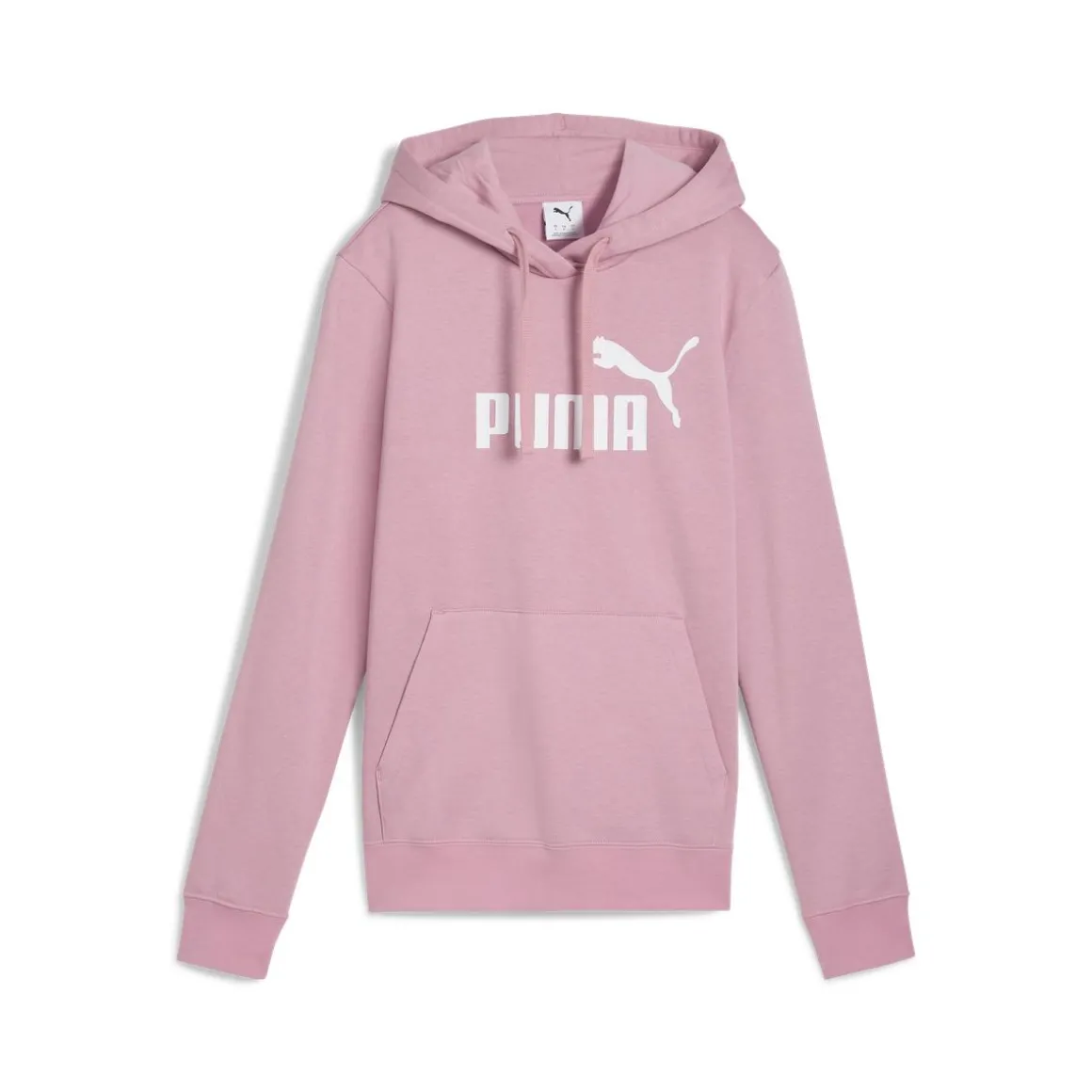 Felpa rosa con cappuccio e mega tasca da Donna Puma
