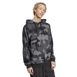 Felpa uomo con cappuccio Seasonal Essentials Camouflage adidas