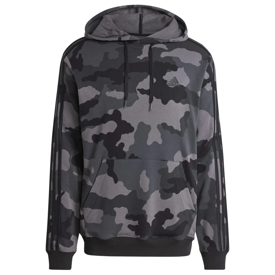Felpa uomo con cappuccio Seasonal Essentials Camouflage adidas