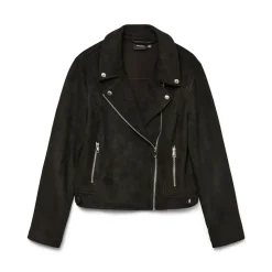 Giacca biker effetto scamosciato nera da Donna Vero Moda