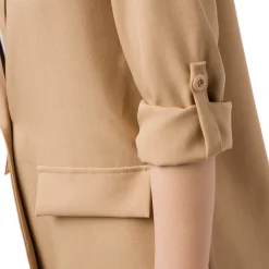 Giacca Blazer beige da Donna con dettaglio risvolto Swish jeans