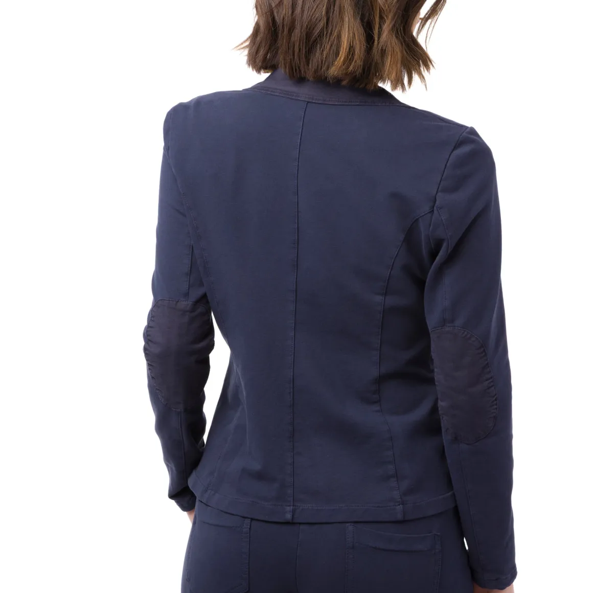 Giacca blu da Donna in cotone con bottoni Swish Jeans
