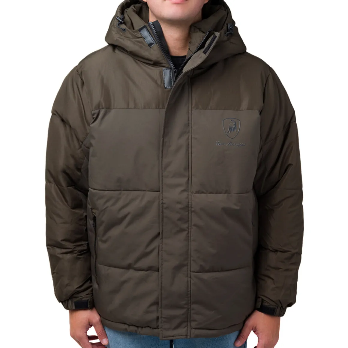 Giacca da uomo verde militare Tonino Lamborghini