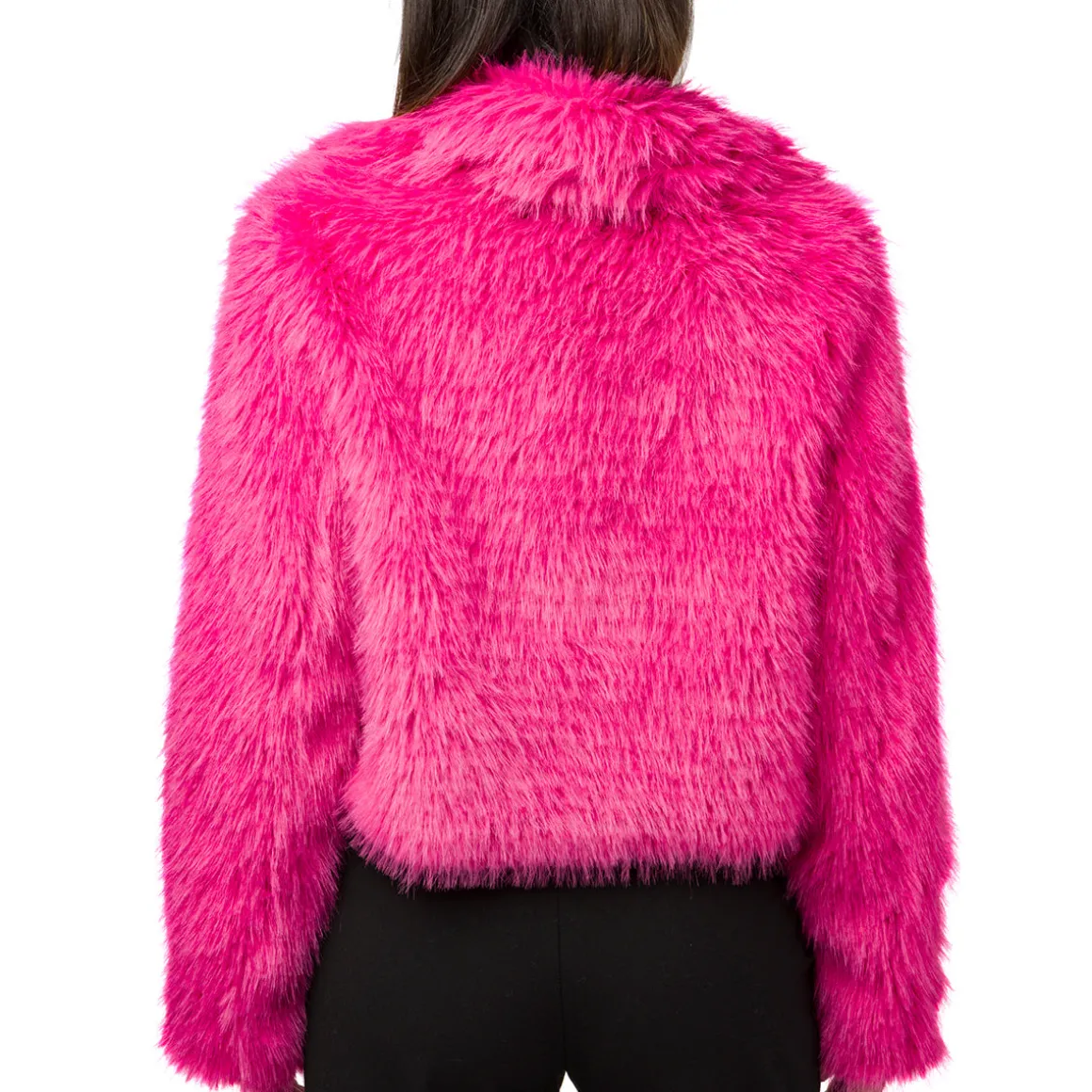 Giacca pelliccia sintetica fucsia da Donna Swish Jeans