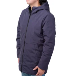 Giubbotto da uomo reversibile blu e nero Gate76