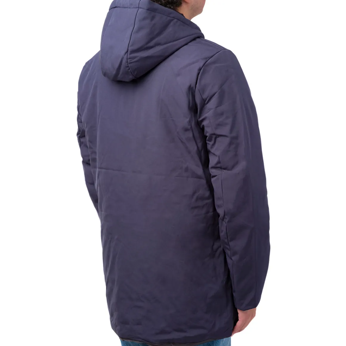 Giubbotto da uomo reversibile blu e nero Gate76
