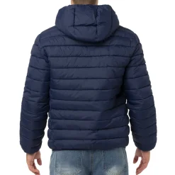 Giubbotto Uomo trapuntato blu con cappuccio Ducati Corse