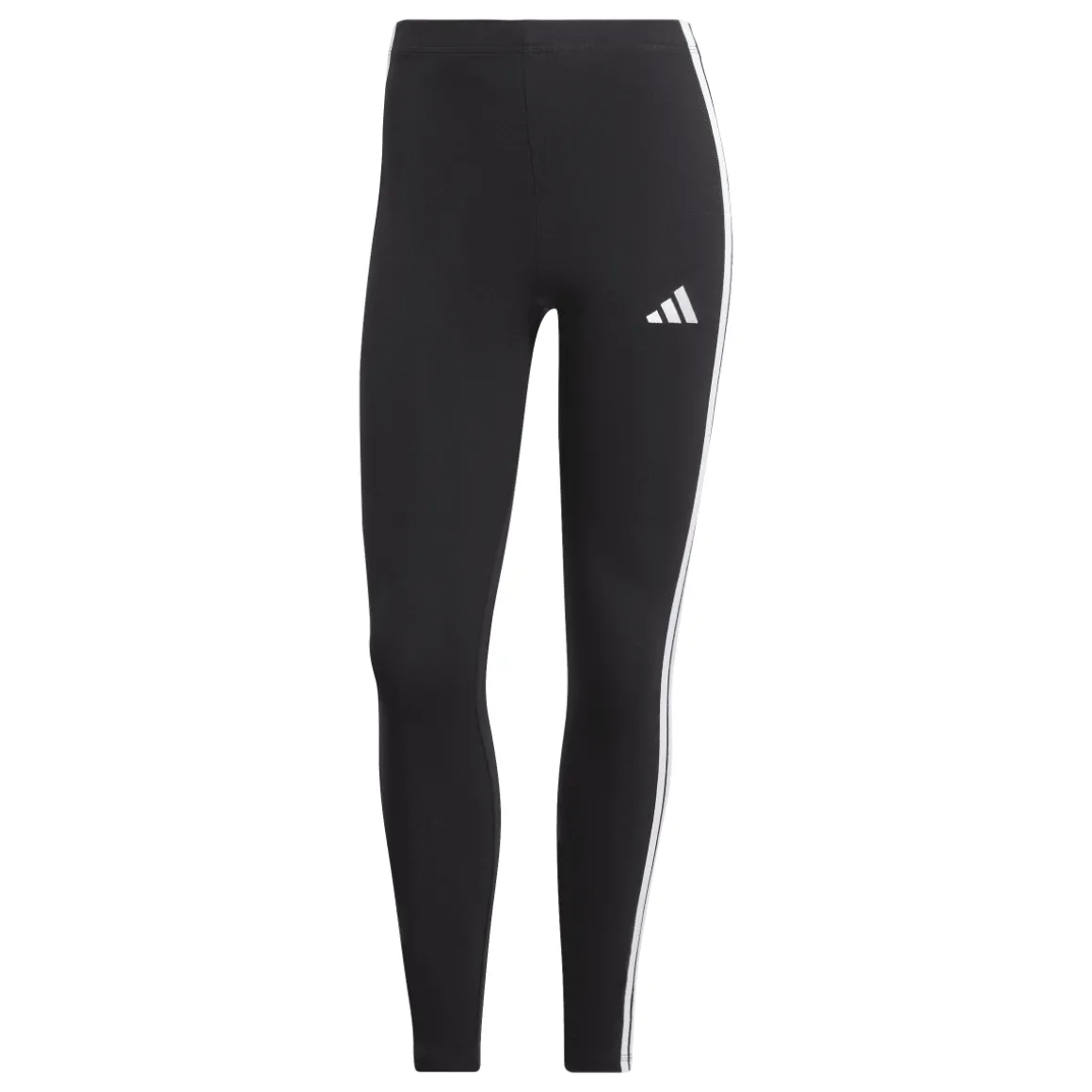 Leggings neri da Donna con bande laterali e logo sul lato adidas