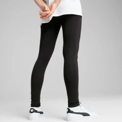 Leggings neri da Donna con logo frontale ESS Small No. 1 Puma