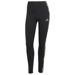 Leggings neri da Donna con stampa leopardata adidas W AOP LEG