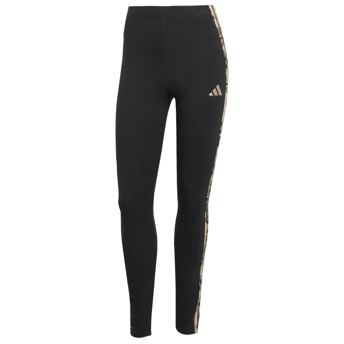 Leggings neri da Donna con stampa leopardata adidas W AOP LEG