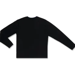 Maglia girocollo da uomo nera con logo Inter