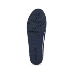 Mocassini blu navy da Donna in pelle scamosciata con nappina Geox