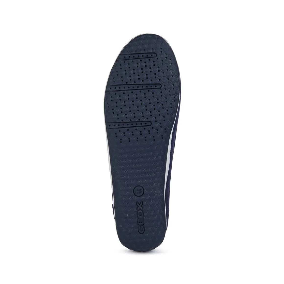 Mocassini blu navy da Donna in pelle scamosciata con nappina Geox