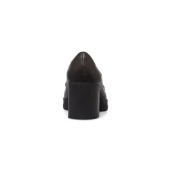 Mocassini comfort neri con tacco da donna P Soft
