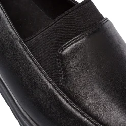 Mocassini comfort neri da Donna con zeppa P Soft