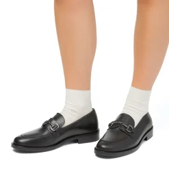 Mocassini da donna neri con morsetto P Essentials