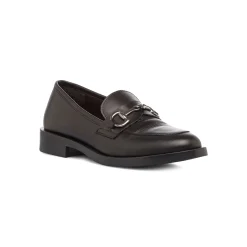 Mocassini da donna neri con morsetto P Essentials