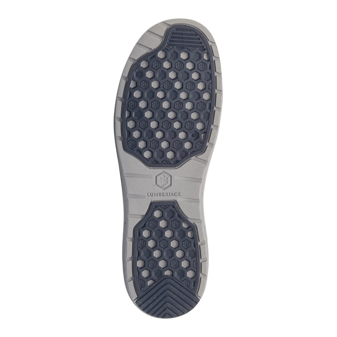 Mocassini da Uomo in tessuto blu navy con soletta in pelle Lumberjack