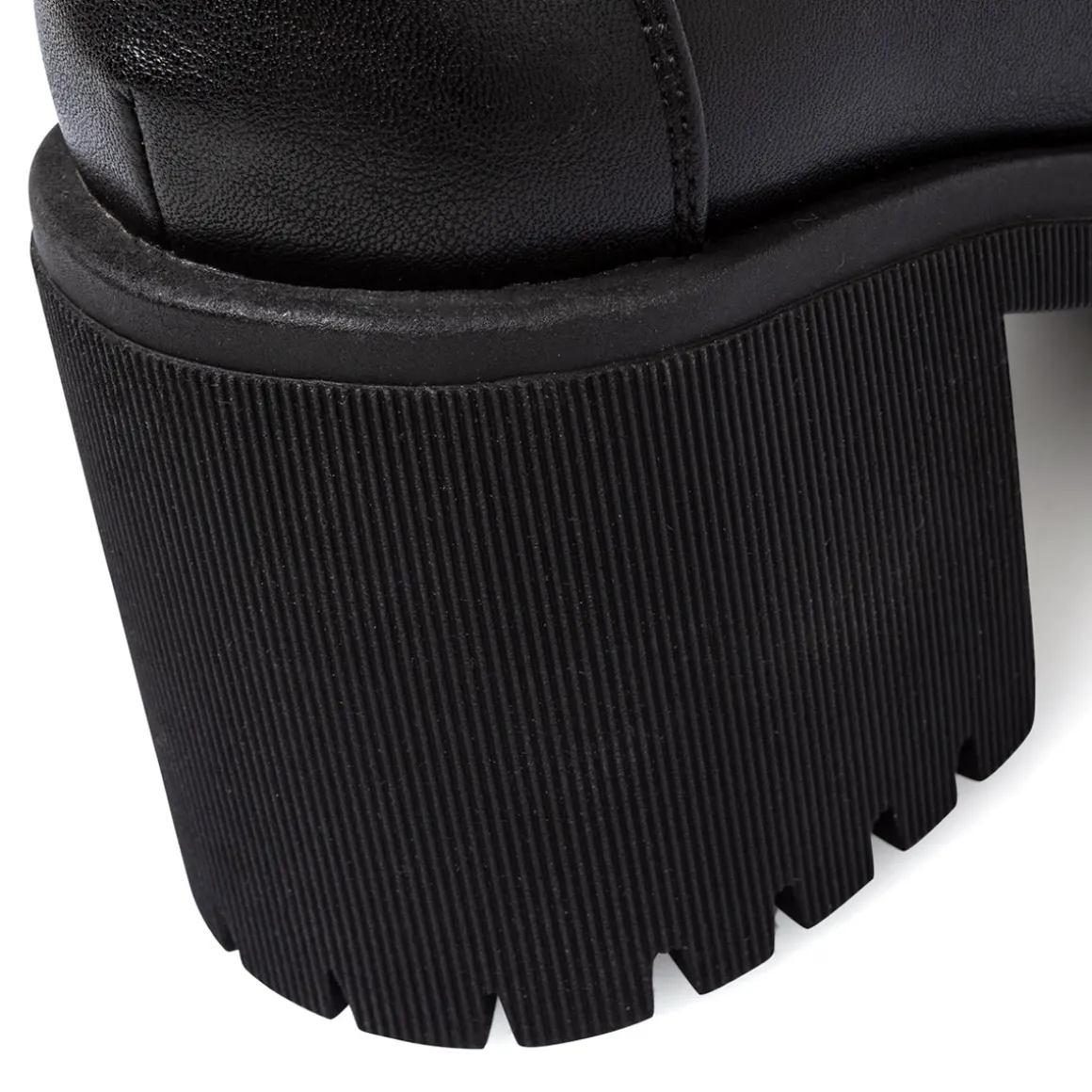 Mocassini loafer neri da Donna con tacco 5 cm Lora Ferres