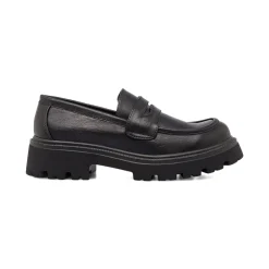 Mocassini loafer neri da Donna Lora Ferres