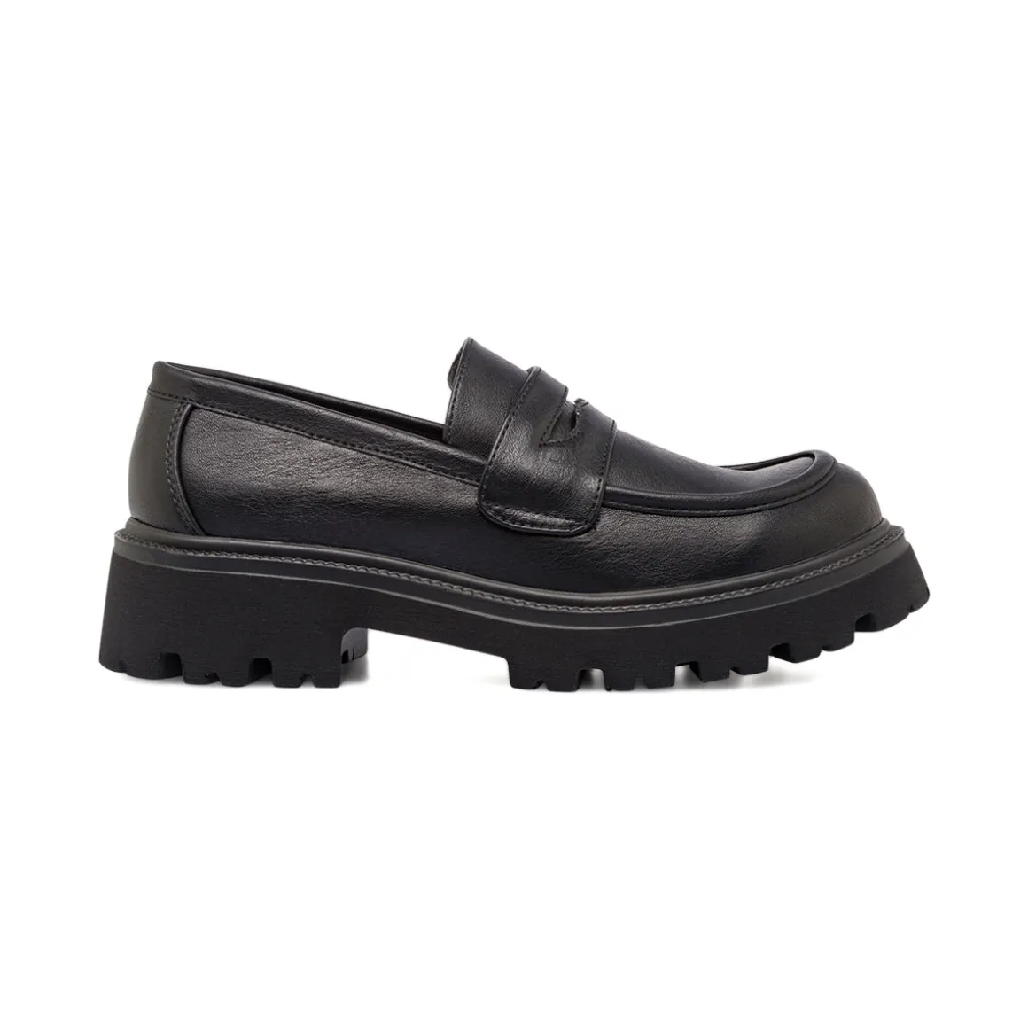 Mocassini loafer neri da Donna Lora Ferres