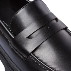 Mocassini loafers neri da Uomo Riflessi Urbani