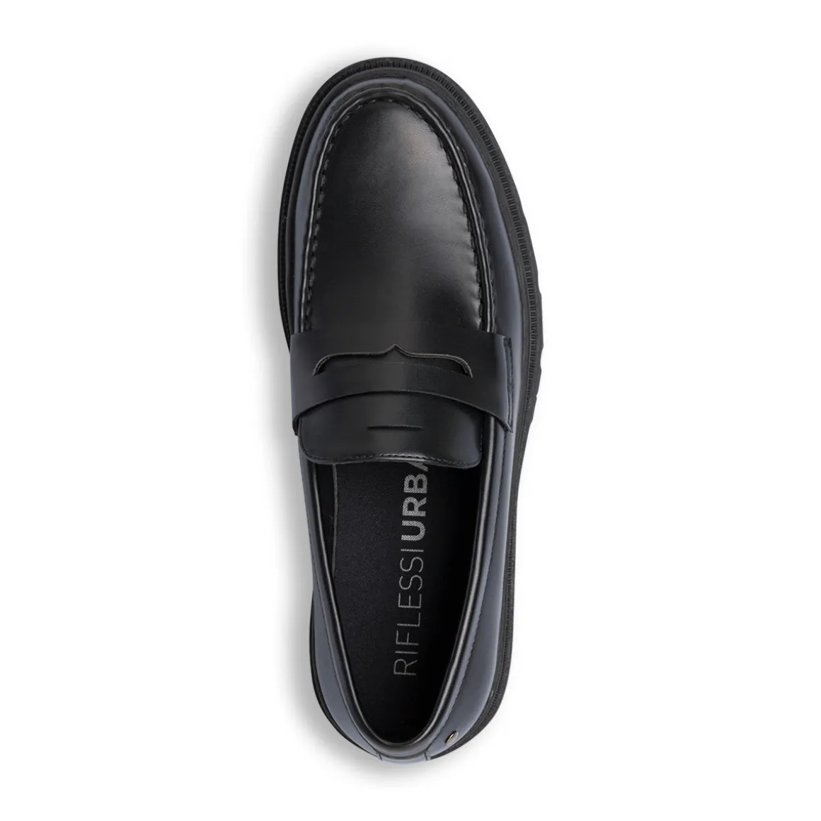 Mocassini loafers neri da Uomo Riflessi Urbani