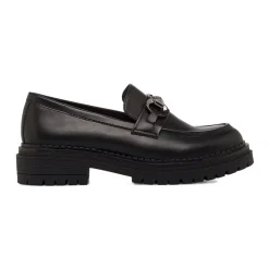 Mocassini neri da Donna con dettaglio catena Swish Jeans