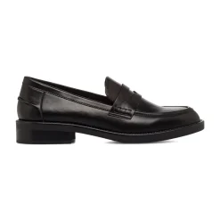 Mocassini neri da Donna con mascherina penny loafer Swish Jeans