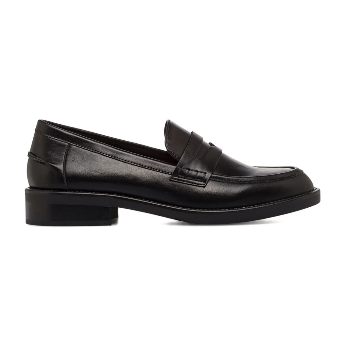 Mocassini neri da Donna con mascherina penny loafer Swish Jeans