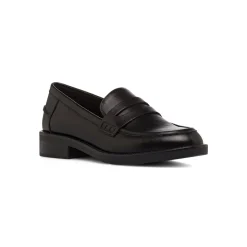 Mocassini neri da Donna con mascherina penny loafer Swish Jeans
