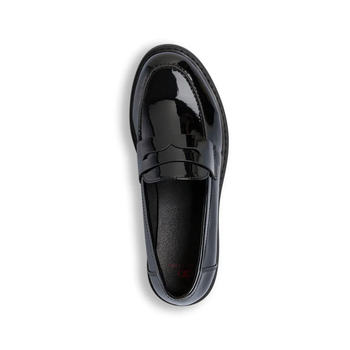 Mocassini neri da Donna effetto lucido Swish Jeans