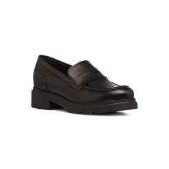Mocassini neri in pelle da donna P Essentials