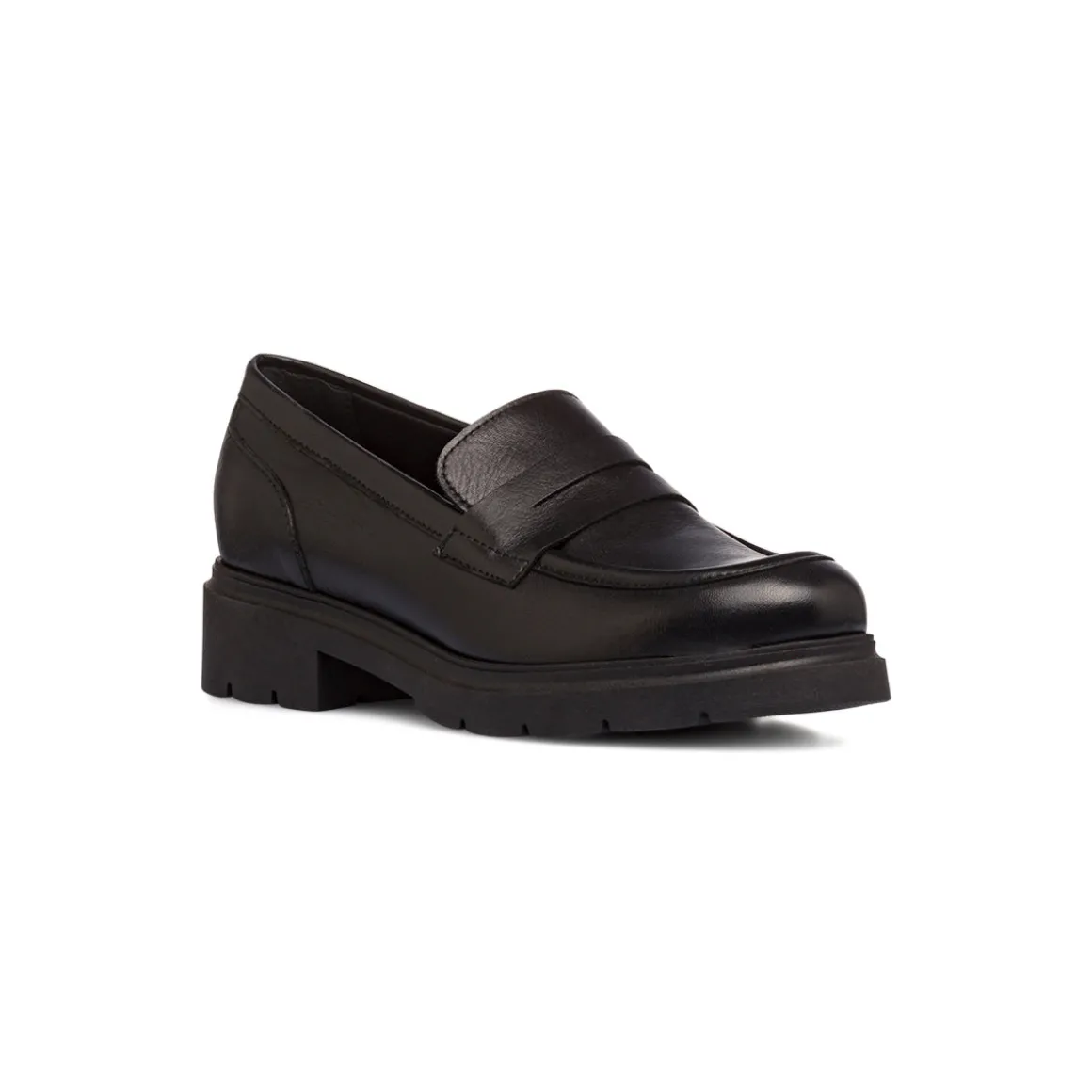 Mocassini neri in pelle da donna P Essentials