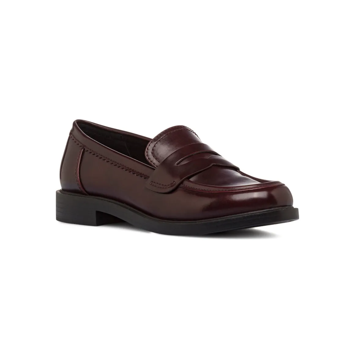 Mocassini penny loafer bordeaux da Donna Lora Ferres