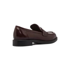 Mocassini penny loafer bordeaux da Donna Lora Ferres