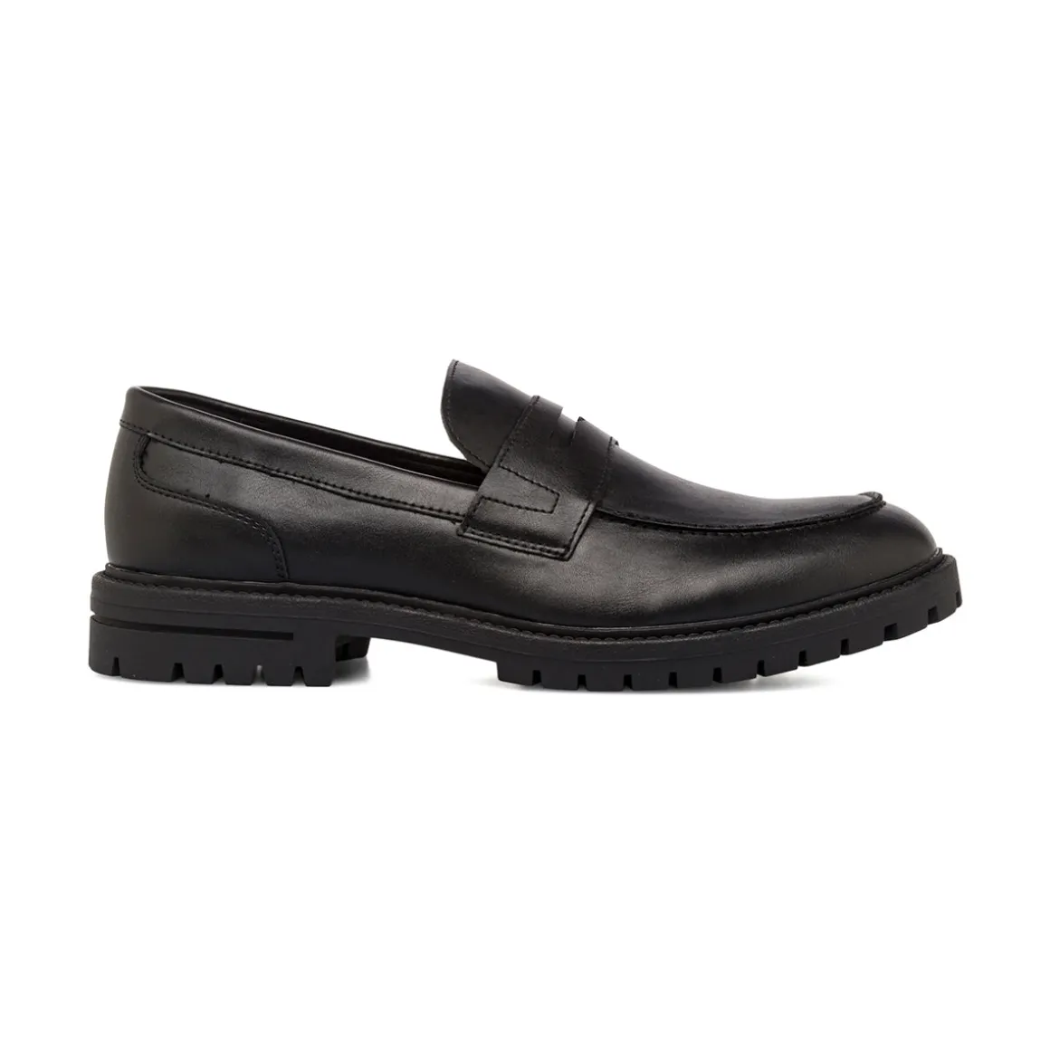 Mocassini Penny loafer neri da Uomo Riflessi Urbani