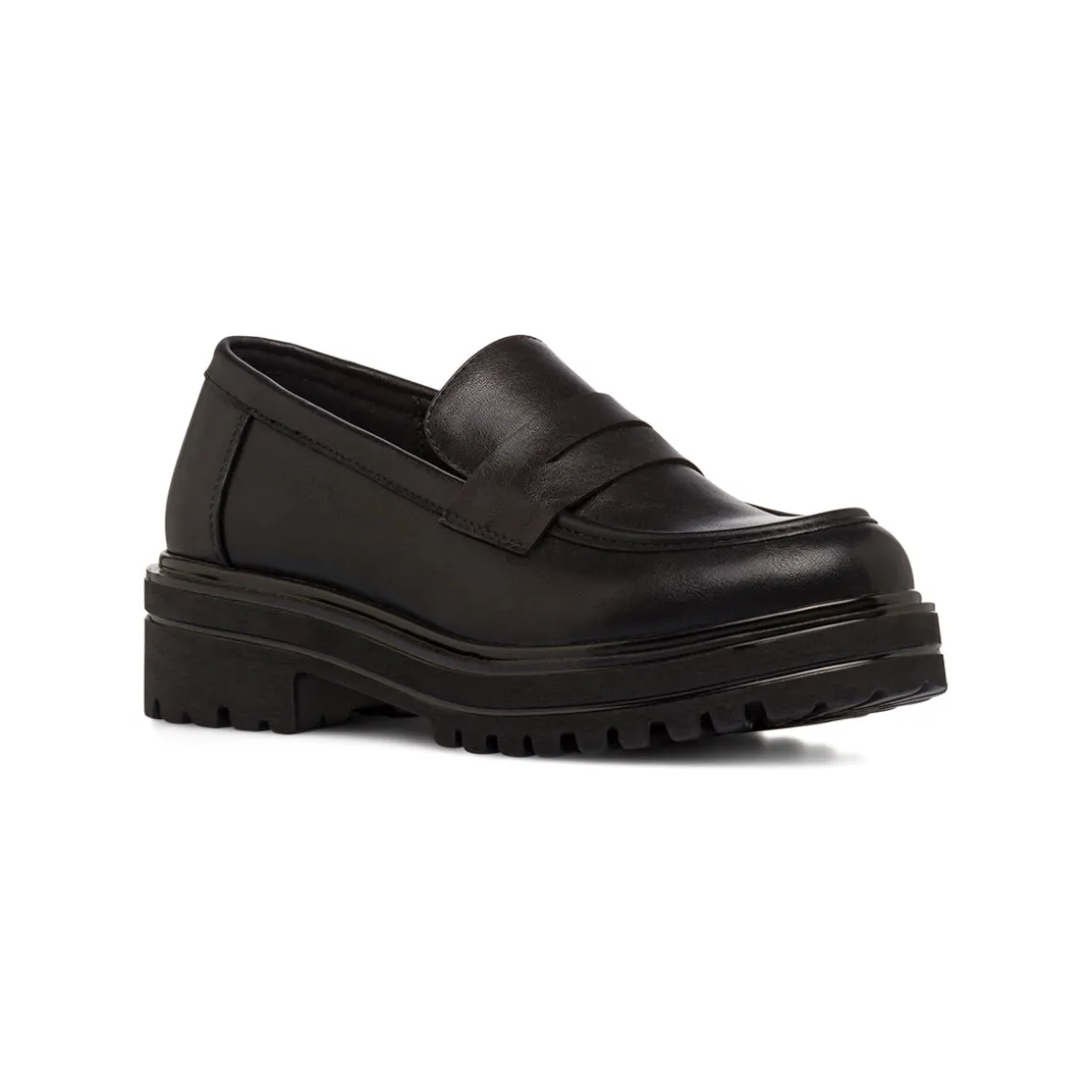 Mocassini penny loafer neri da Donna Lora Ferres