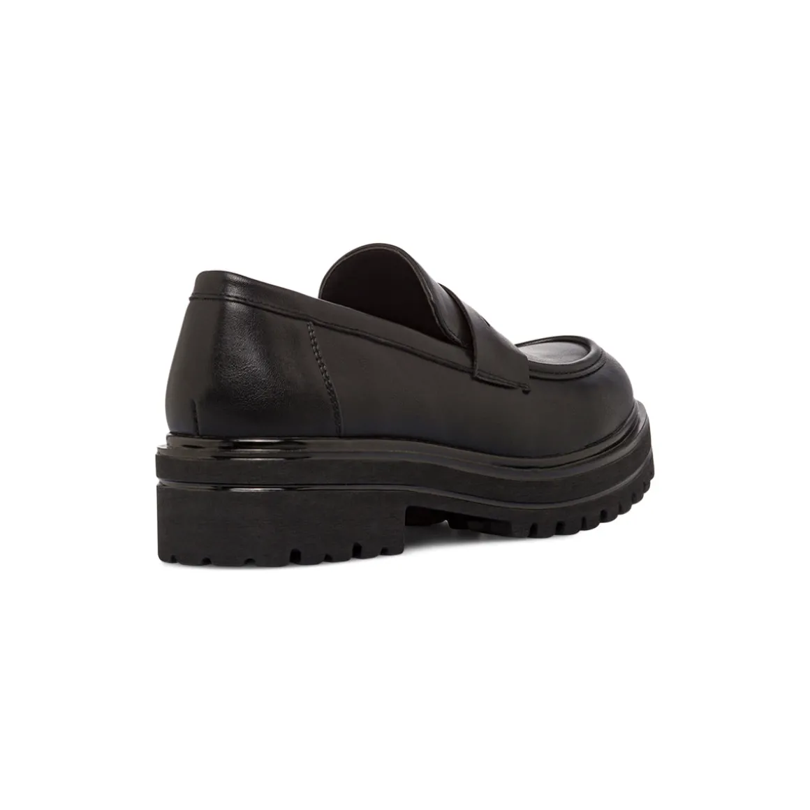 Mocassini penny loafer neri da Donna Lora Ferres