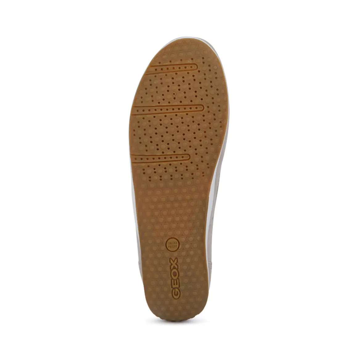 Mocassini taupe da Donna con nappine e suola traspirante Geox