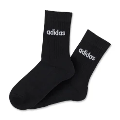 Pacco da 3 calzini neri adidas Thin Linear-Cut