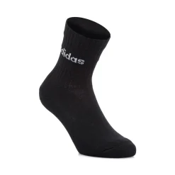 Pacco da 3 calzini neri adidas Thin Linear-Cut