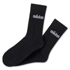 Pacco da 3 calzini neri, bianchi e grigi adidas Thin Linear-Cut