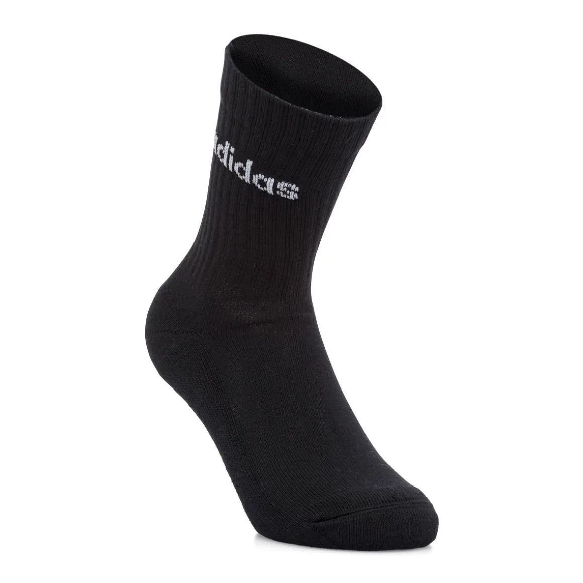 Pacco da 3 calzini neri, bianchi e grigi adidas Thin Linear-Cut
