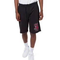 Pantaloncini corti Sportivi da Uomo neri con stampa Chicago Bulls e Zach Lavine NBA