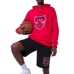 Pantaloncini corti Sportivi da Uomo neri con stampa Chicago Bulls e Zach Lavine NBA